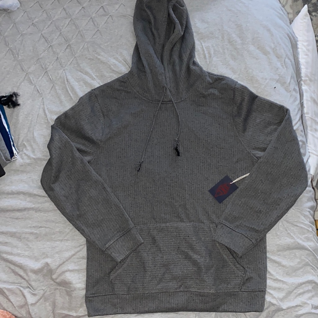 Gray Mens Hoodie